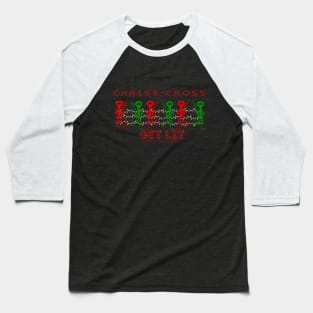 Christmas Cross Get Lit Baseball T-Shirt